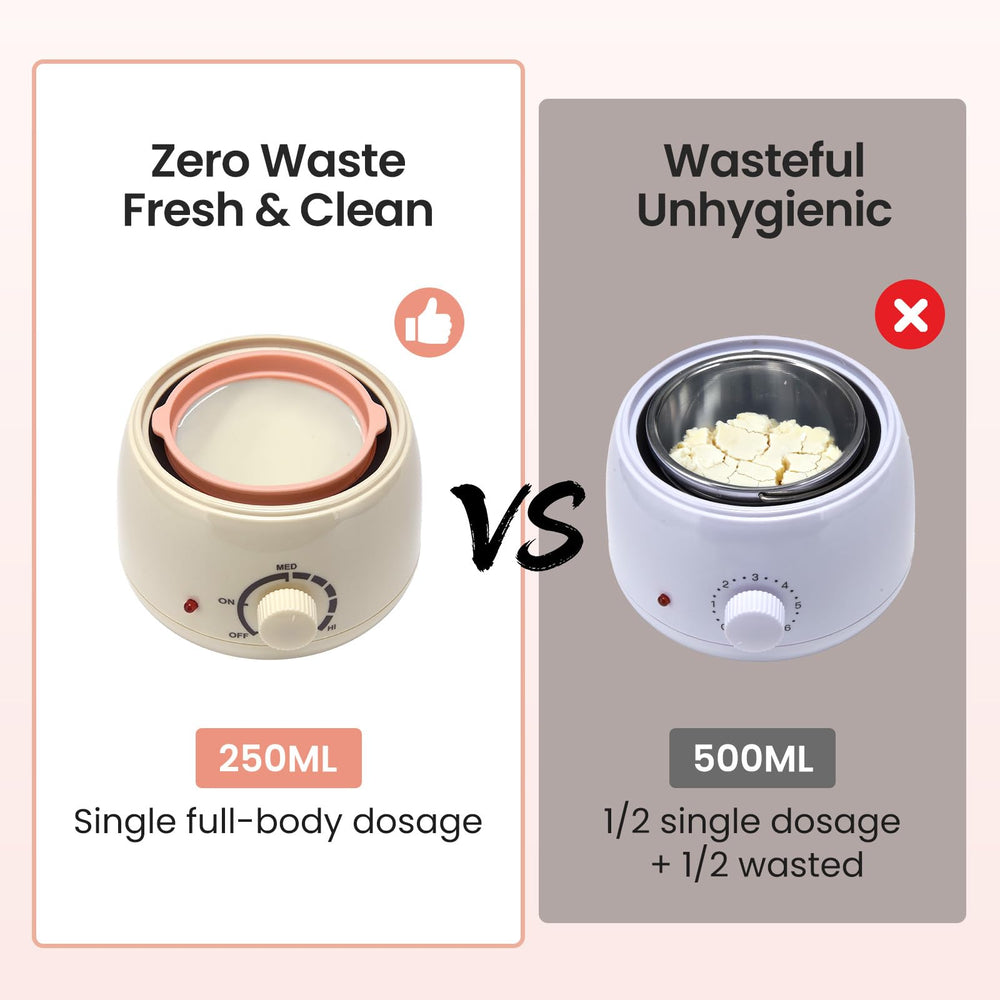 AUZEAL 15-minute wax heating demonstrates quick sessions for busy mornings.