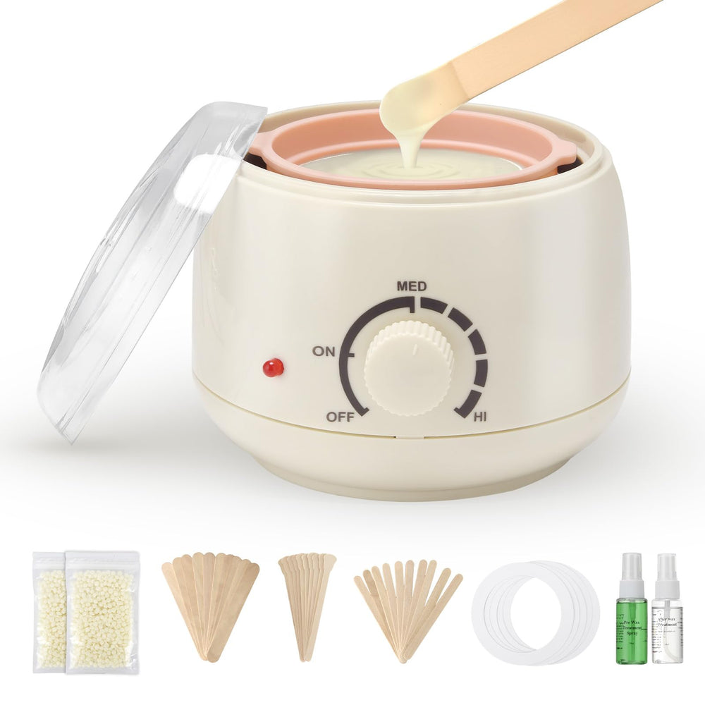 AUZEAL mini waxing kit in dorm setup shows space-saving design for students.