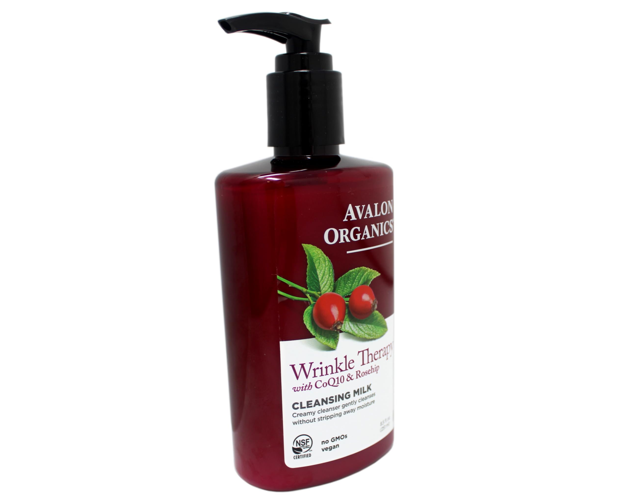 Avalon Organics CoQ10 cleansing milk ingredients botanicals highlight organic botanicals and extracts.