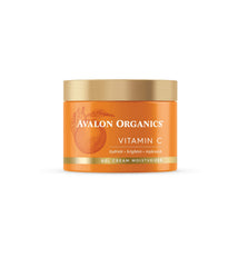 Avalon Organics gel cream jar close-up showing lightweight hydration for daily use.