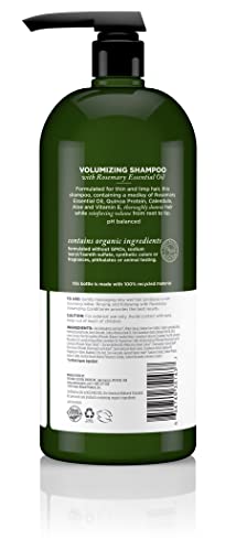 Avalon Organics Rosemary Shampoo rosemary essential oil closeup suggests invigorating scalp sensation