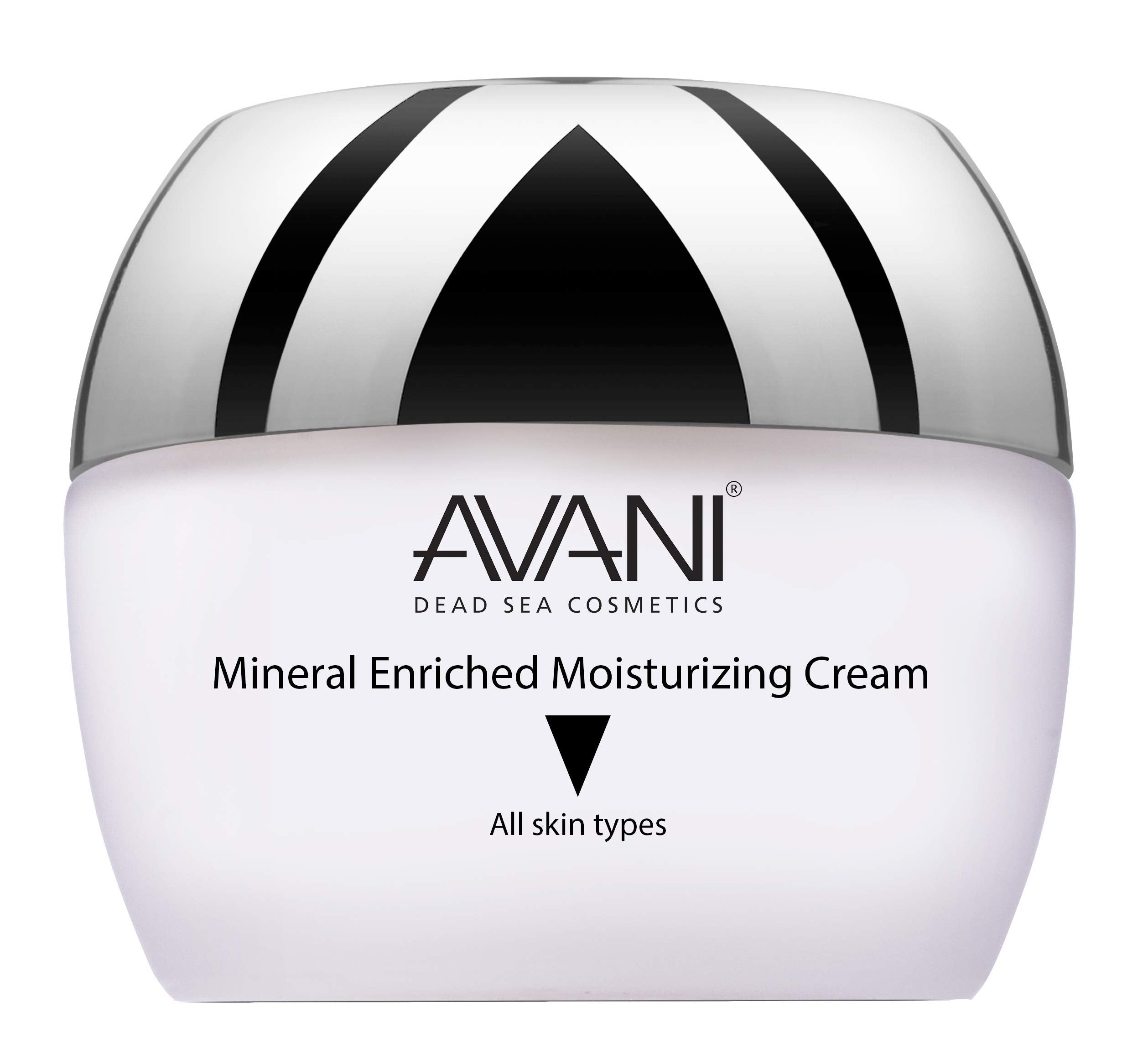 Avani Mineral Enriched Moisturizing Cream bottle closeup for deep hydration