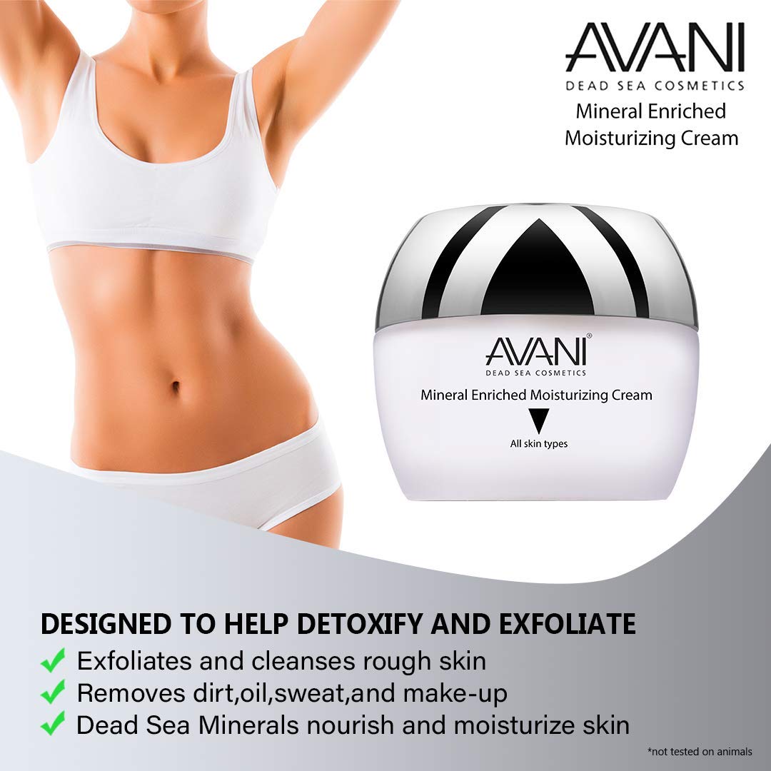 Avani cream texture being spread for smooth hydration