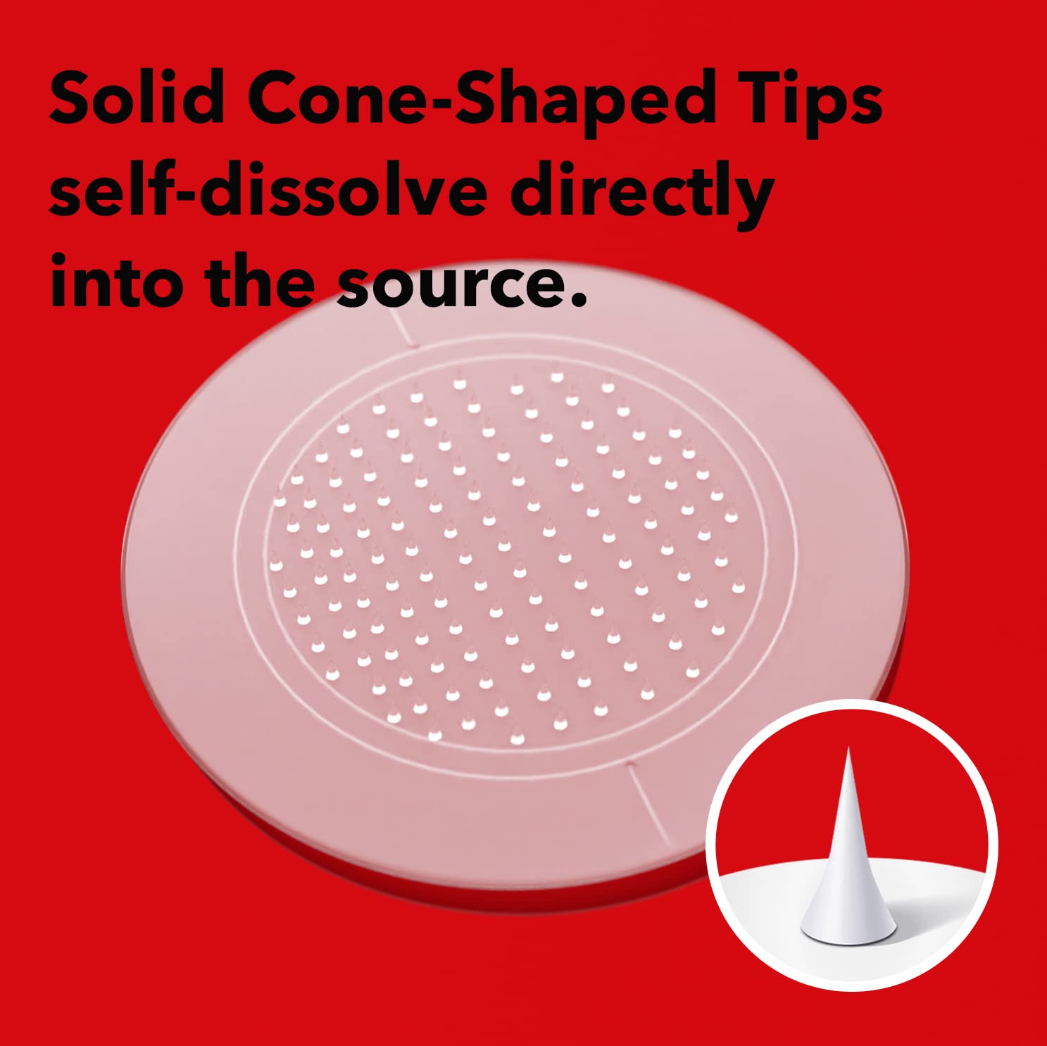 AVARELLE hydrocolloid spot patch supports early-stage pimples.