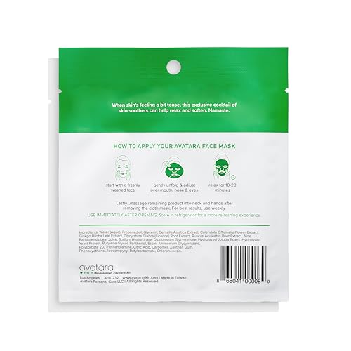 Avatara Chill Out mask serum-essence ready to hydrate and soothe.