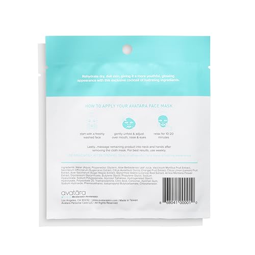 Avatara Drink Up essence-drenched sheet delivering moisture and refreshment.