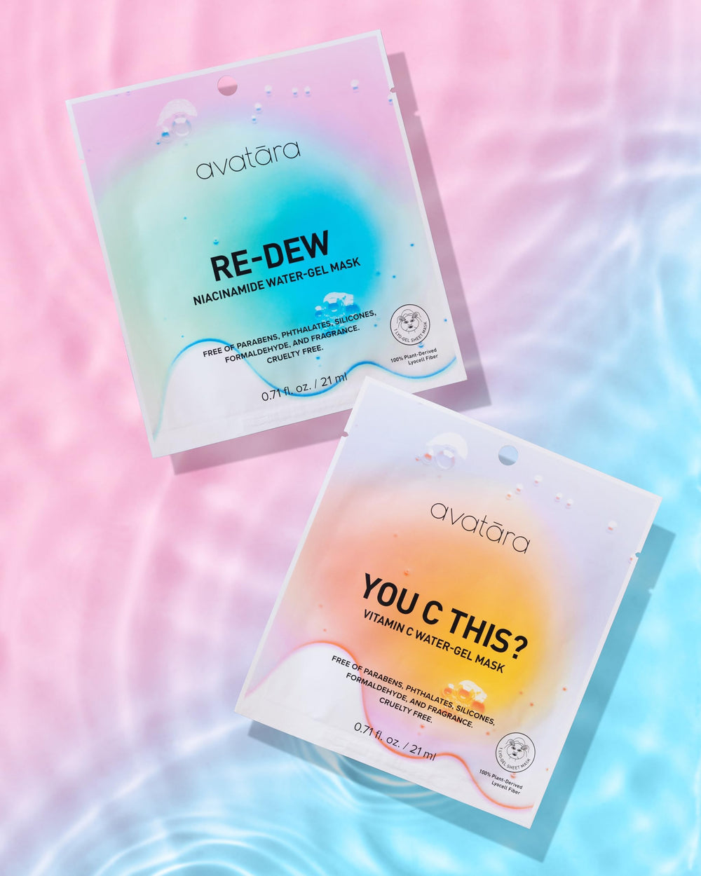 Avatara Re-Dew mask hydrates while smoothing and plumping the skin.