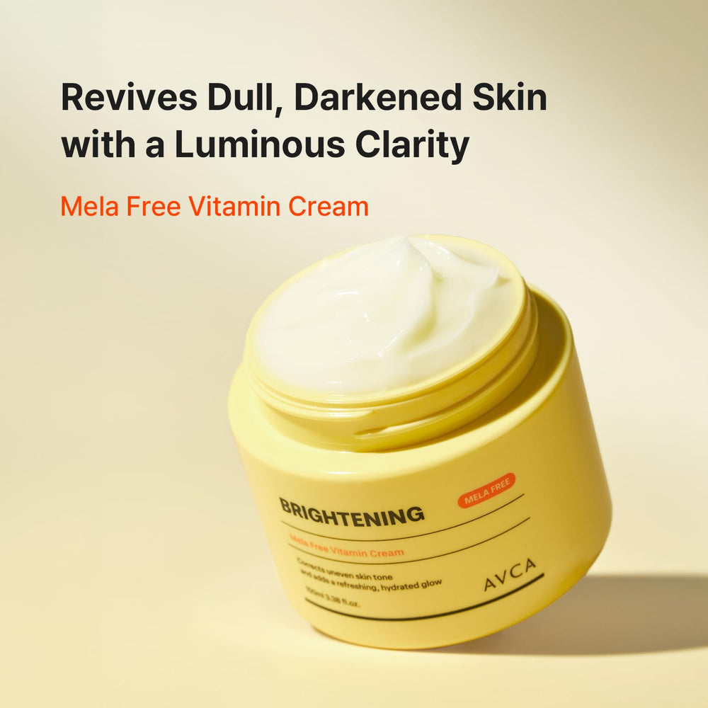 AVCA Niacinamide 5% ingredient graphic emphasizes high-strength brightness support.
