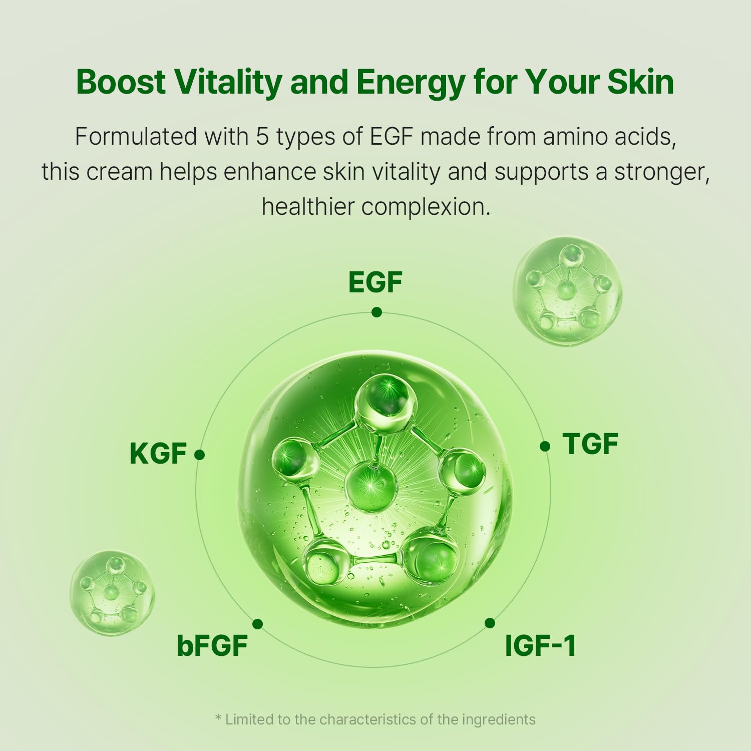 AVCA EGF Cica Repair Cream ingredient focus Aloe and Centella calm skin.