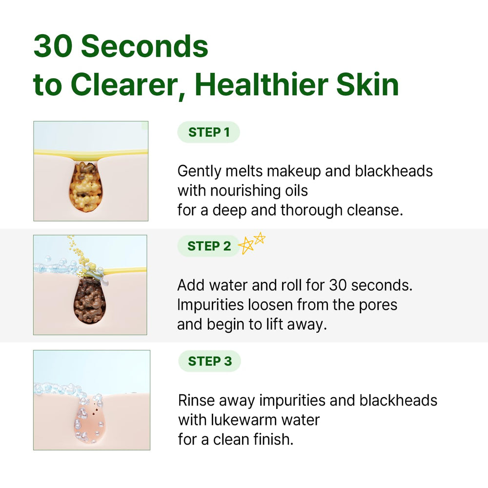 Illustration of AVCA cleanser ingredients including olive-squalane for skin hydration.