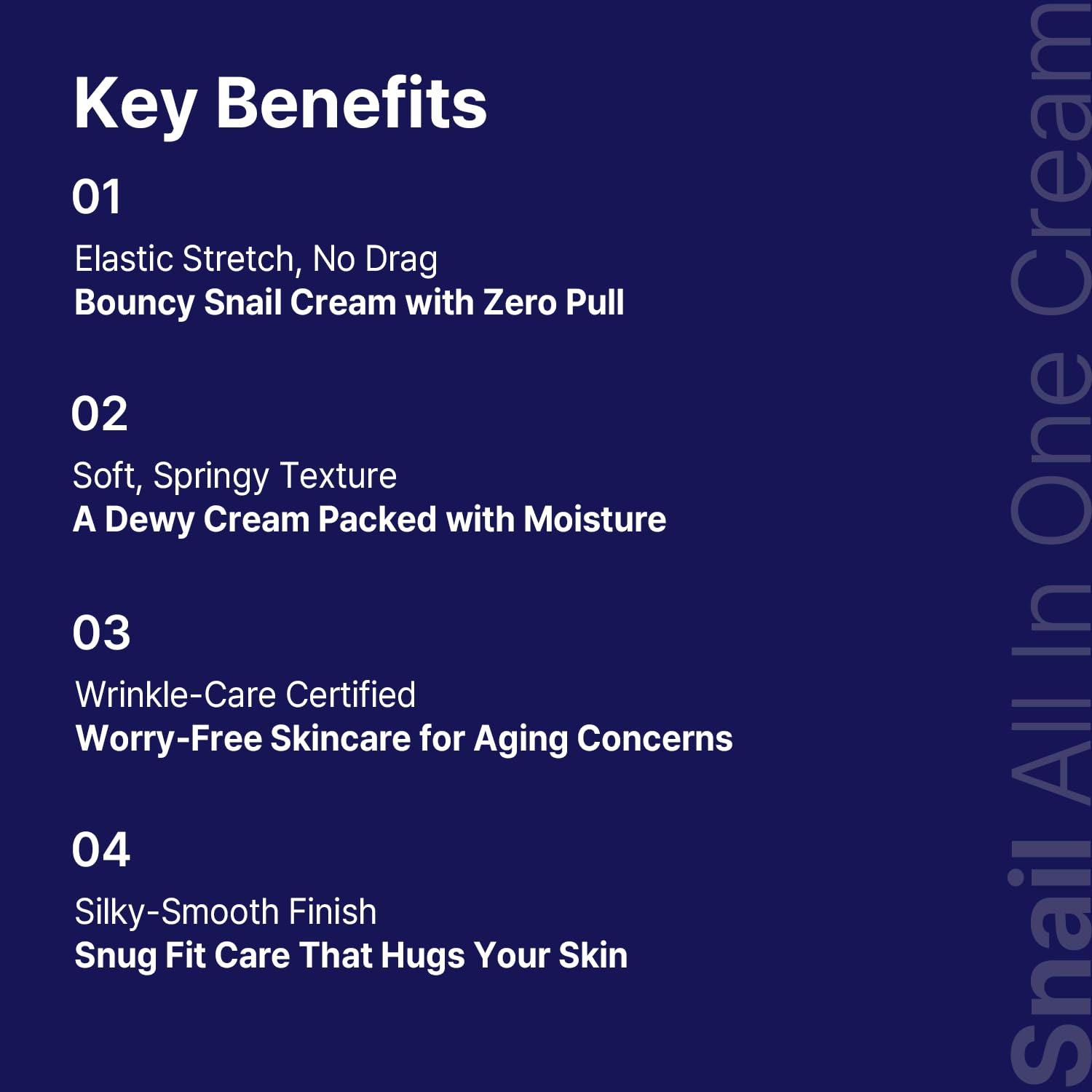 AVCA snail mucin cream dispense pump demonstrates quick absorption without residue