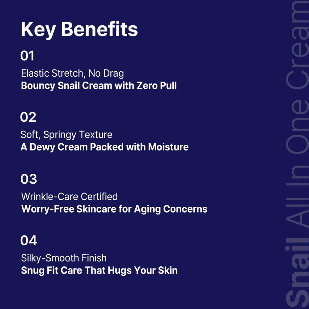 AVCA snail mucin cream dispense pump demonstrates quick absorption without residue