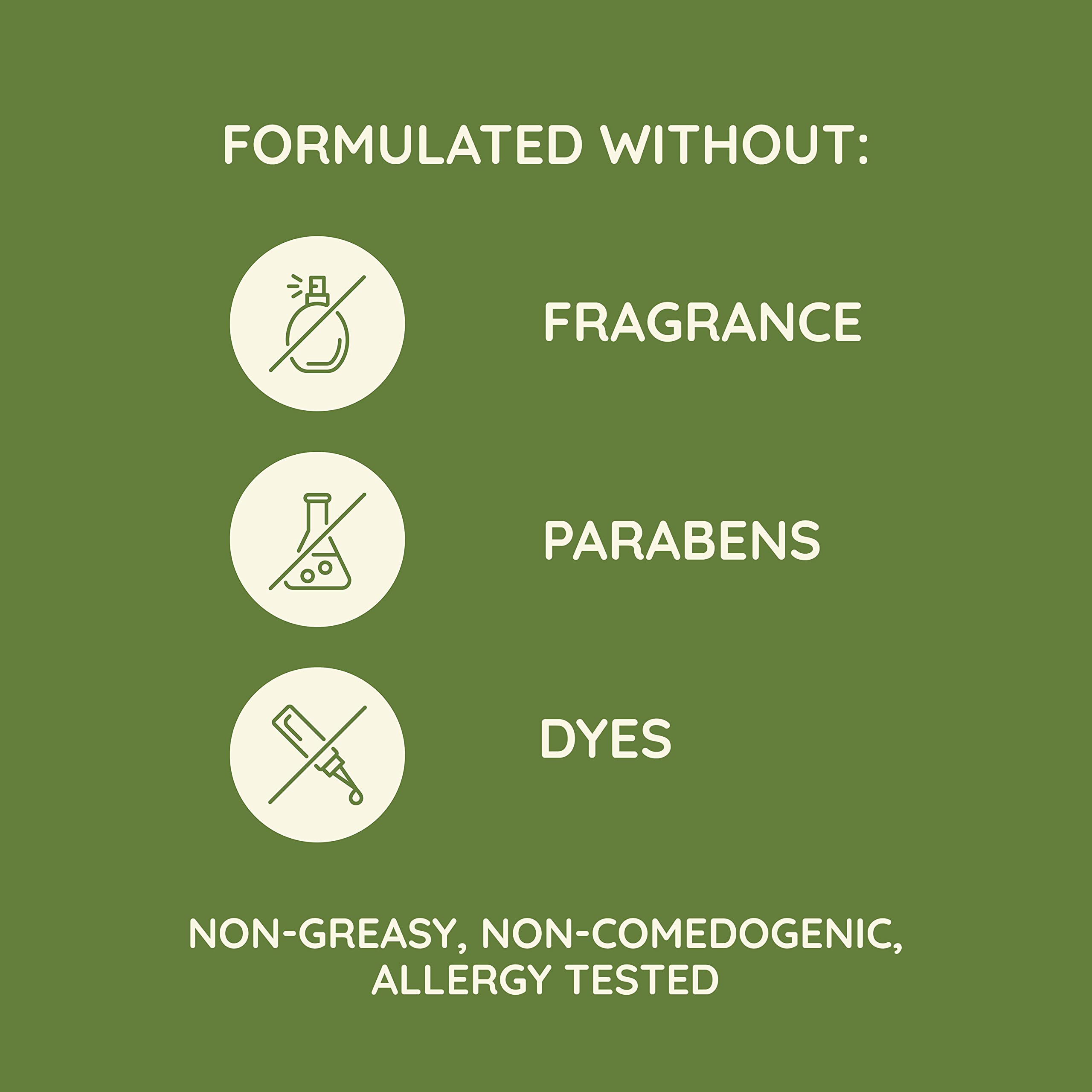 Ideal after shower routine showing Aveeno lotion in daily care cycle.