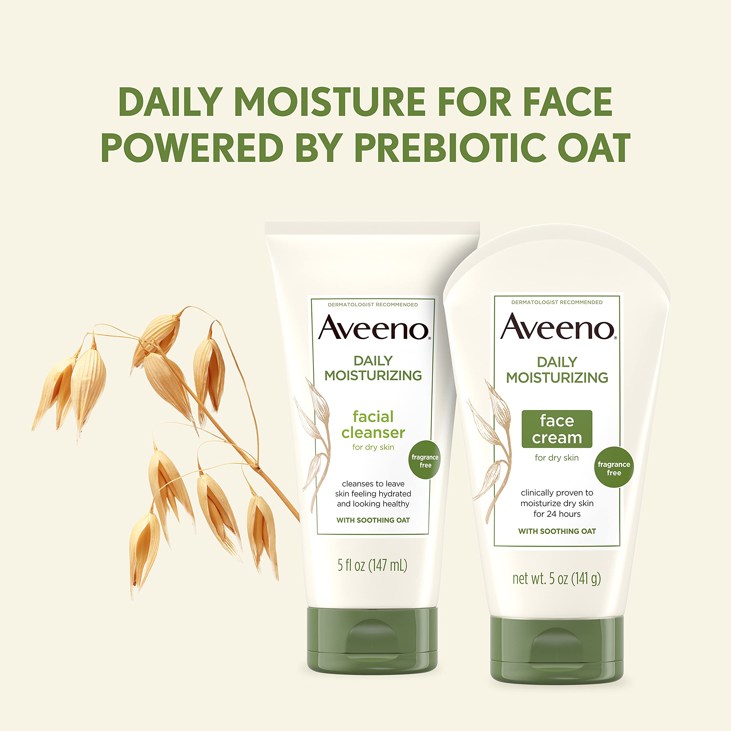 Aveeno daily moisturizing body lotion 2.5 oz bottle for all-over hydration.