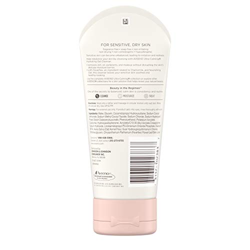 Aveeno oat nourishing hydration visual showing skin-friendly ingredients