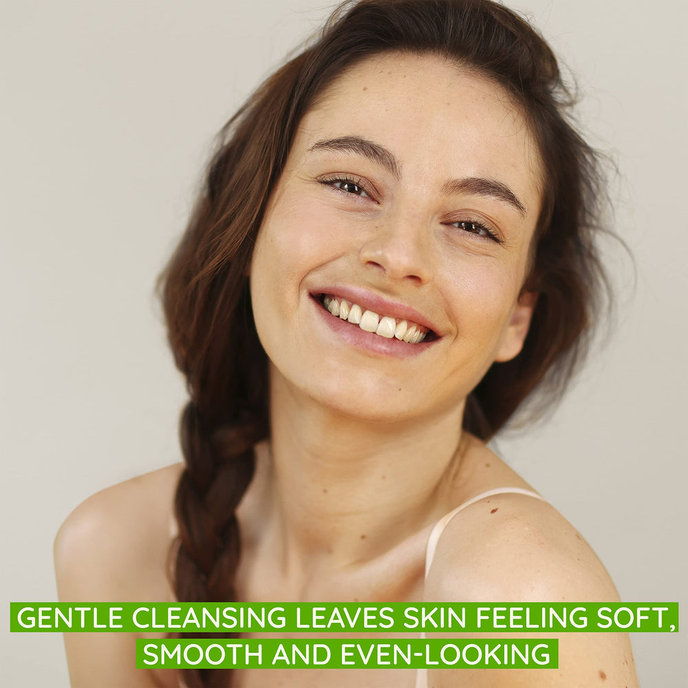 Aveeno clear complexion bottle label highlights salicylic acid acne treatment.