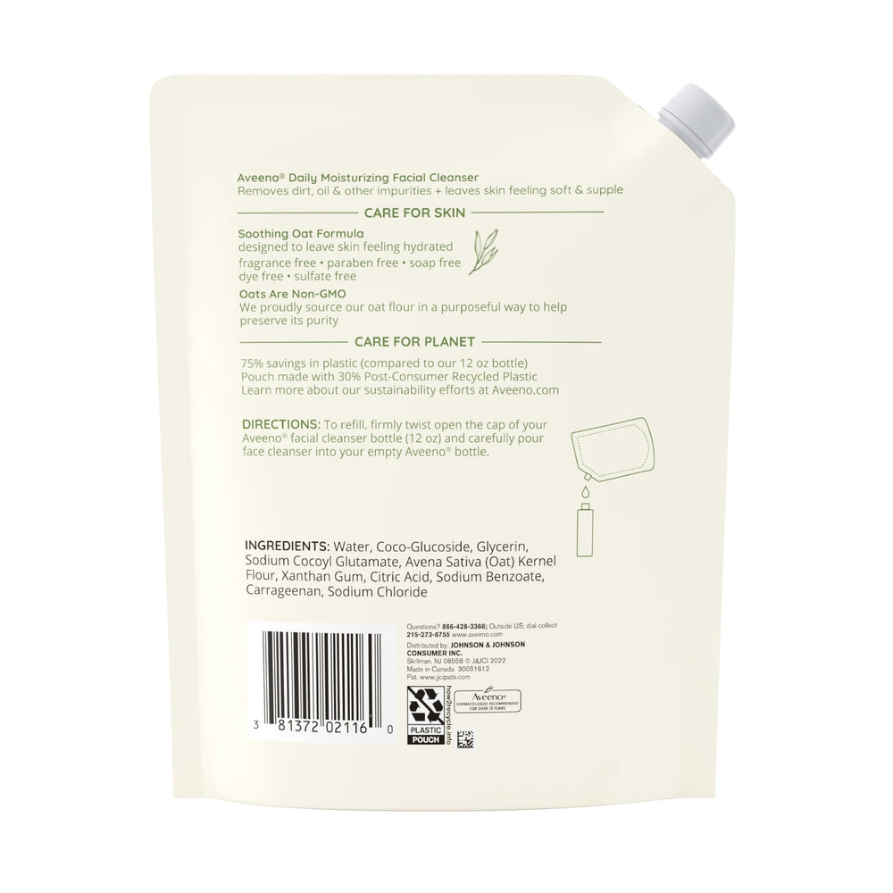 Aveeno skin appears soft and hydrated after use