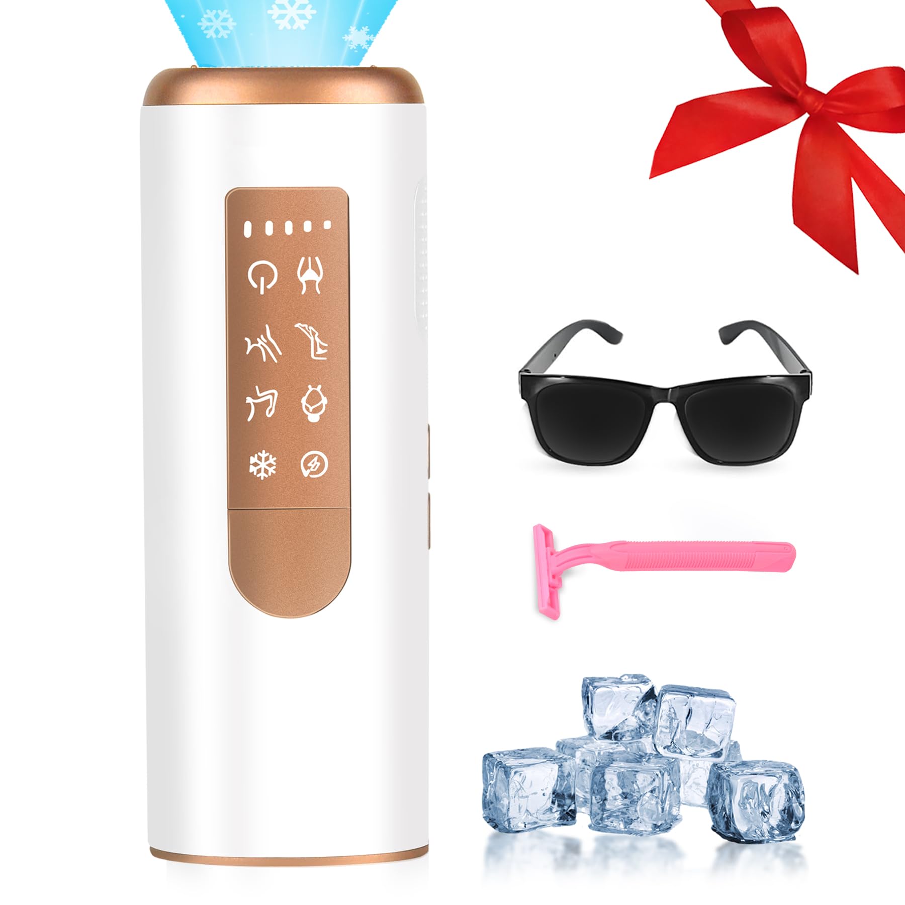 Avemoi IPL hair removal device with 5°C cooling for comfort during sessions.