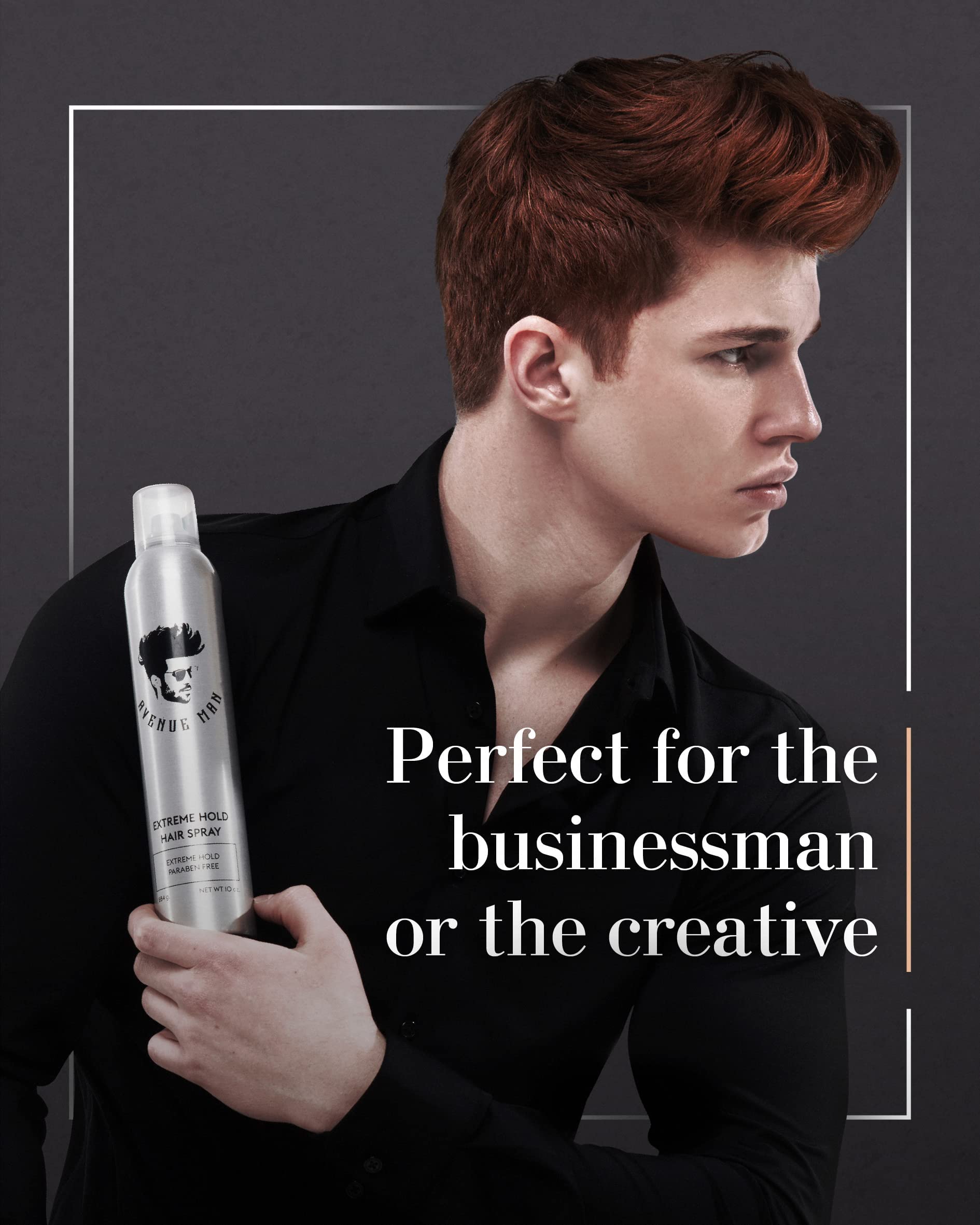 Packaging showcases paraben-free formula and professional styling quality