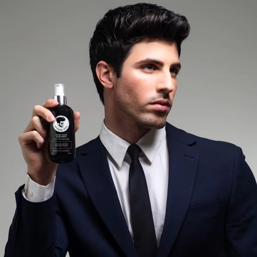 Avenue Man hair spray New York crafted premium grooming product.