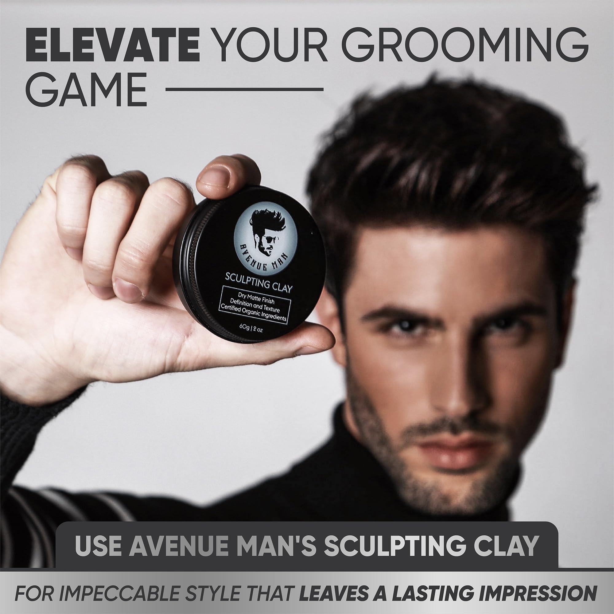New York designed Avenue Man packaging reflecting premium grooming