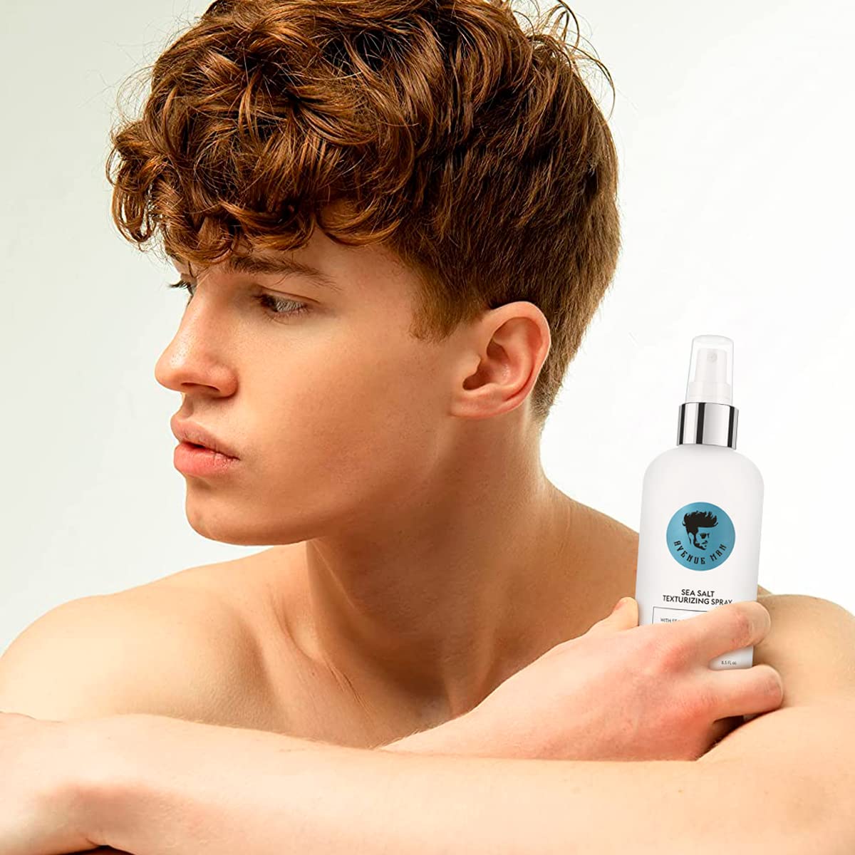 Avenue Man compact bottle designed for on-the-go styling.