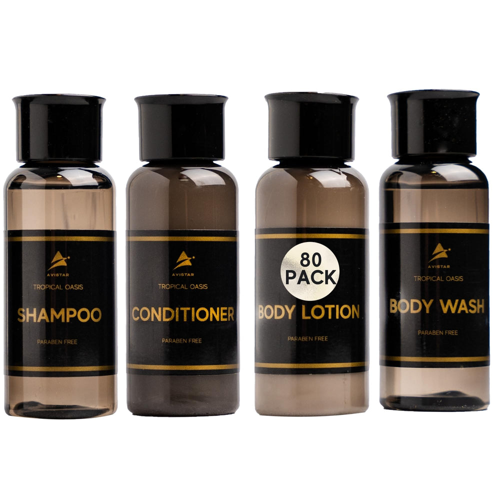 Avistar hotel guest soaps bulk set displayed in guest bathrooms, inviting guests to freshen up.