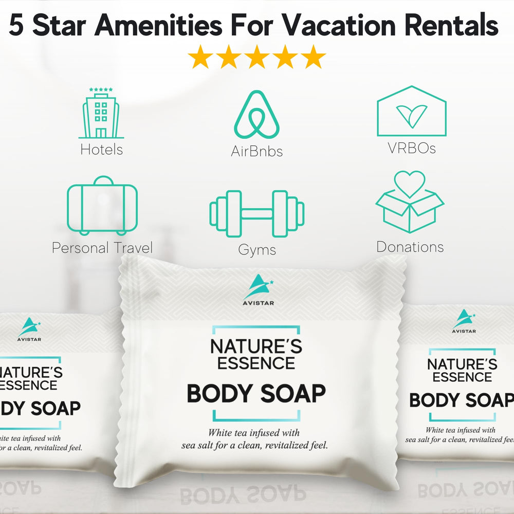 Avistar individually wrapped hotel soap bars maintain freshness for hygienic guest experiences