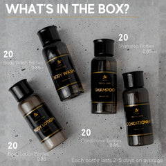 Avistar travel-size conditioner bulk bottles designed for guest care.