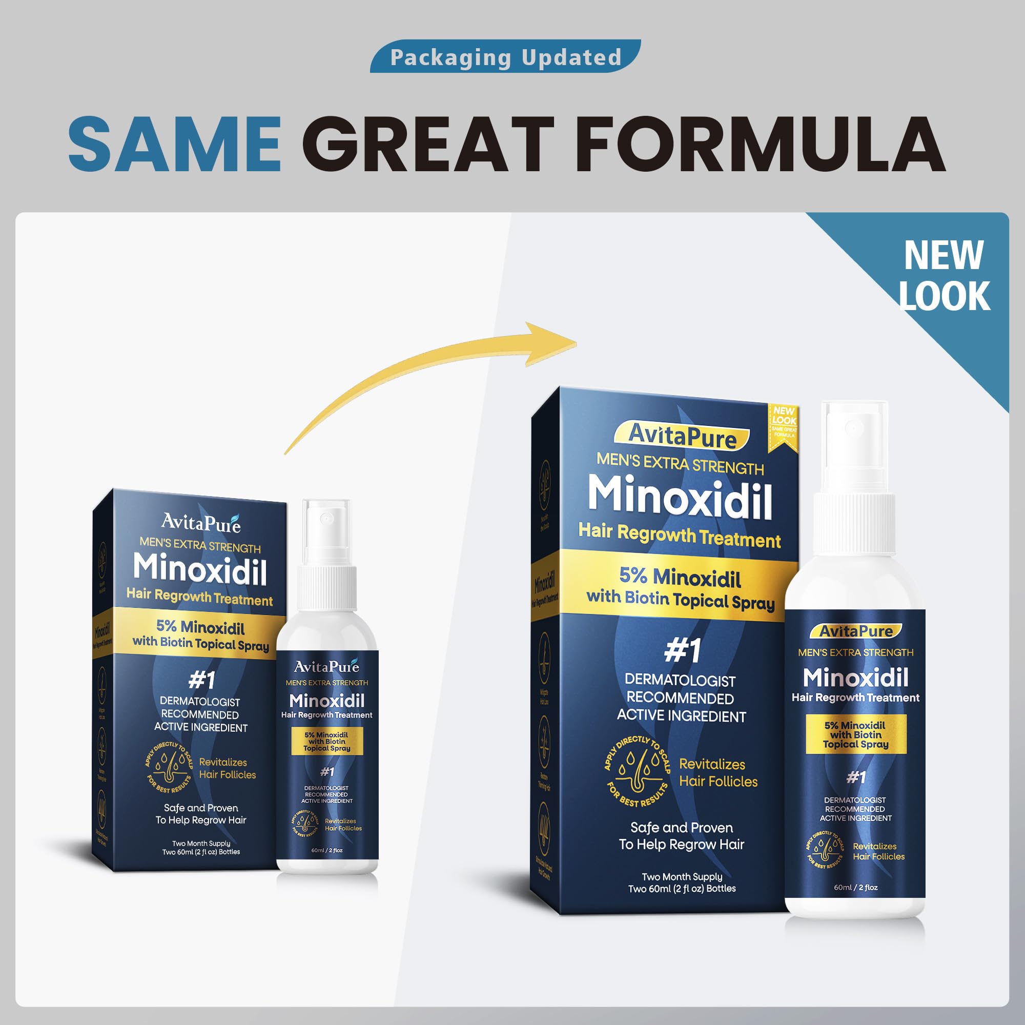 AVITAPURE advanced ingredients display biotin and rosemary for scalp nourishment.