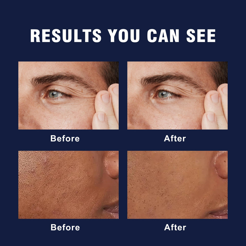 AVITAPURE non-greasy mens moisturizer texture ready for daily use.