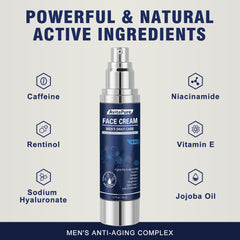 AVITAPURE retinol caffeine formula on bottle indicating anti-aging potential.