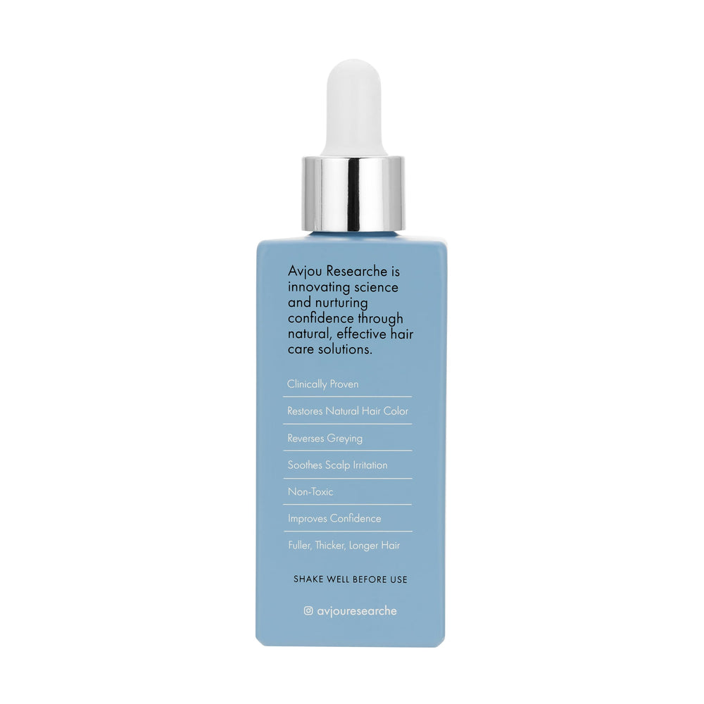 Avjou Researche scalp serum dispenser action targeted to scalp areas