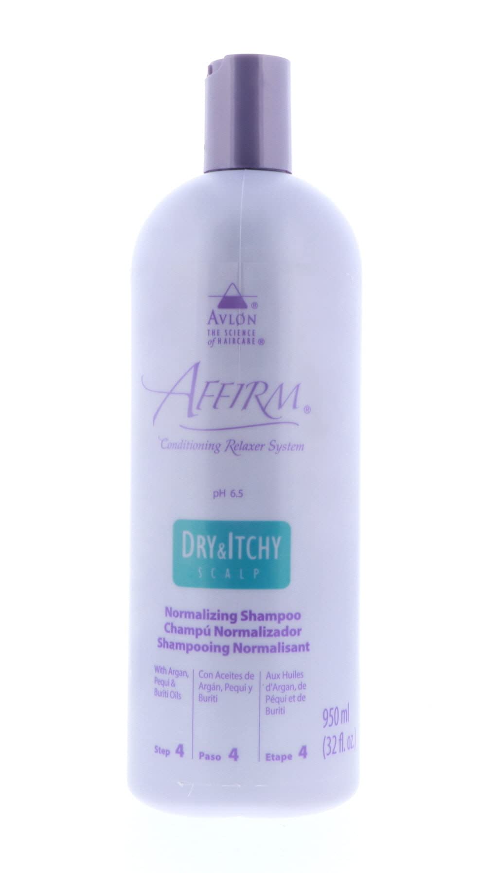 Avlon Affirm Dry & Itchy Scalp Shampoo bottle for a refreshing scalp cleanse.