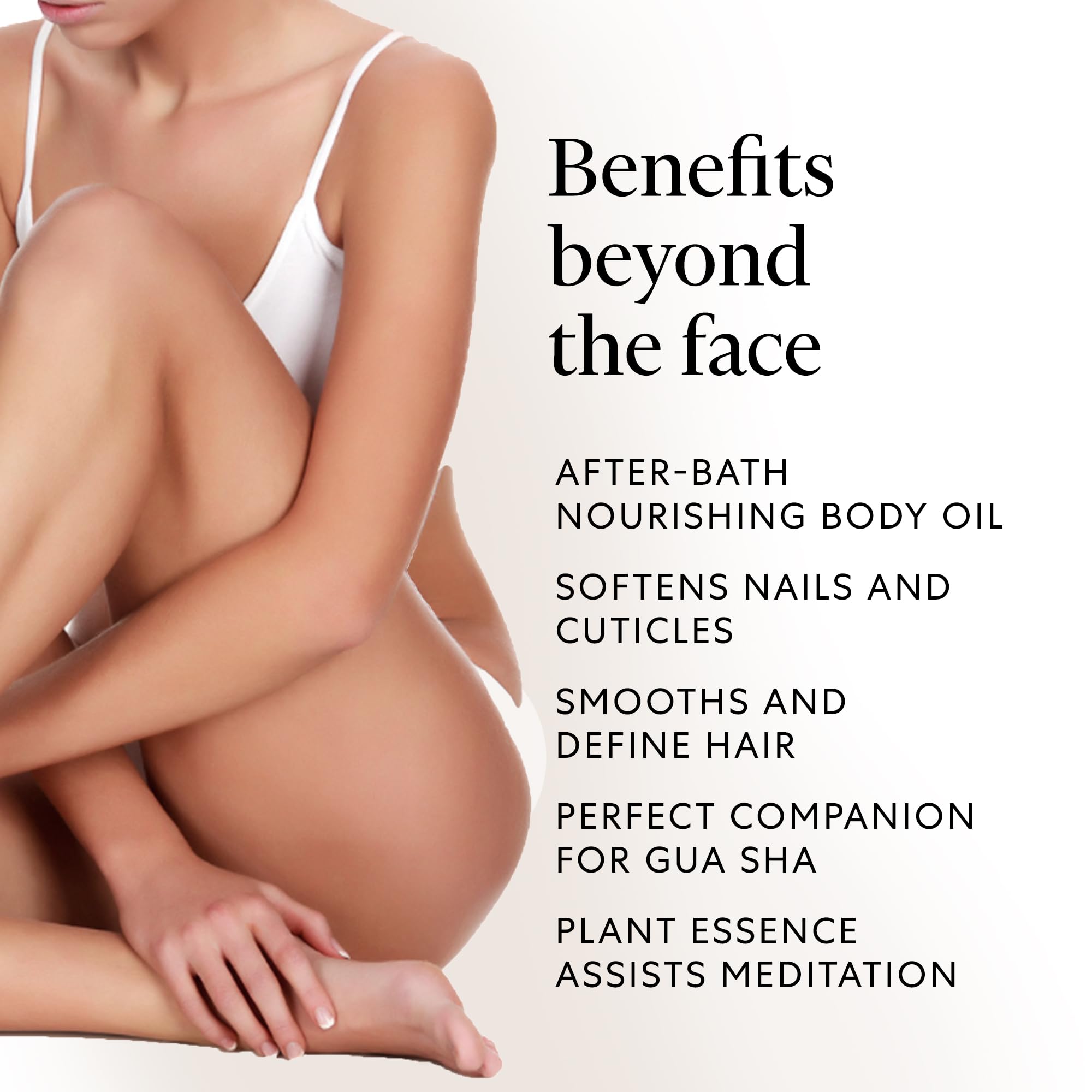 AVOILA Redness-relief oil closeup hints soothing for sensitive skin.