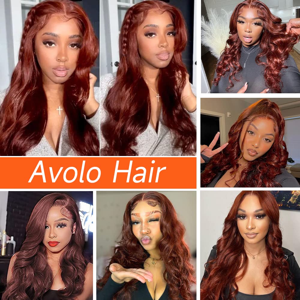Avolo wedding-ready auburn wig for elegant events