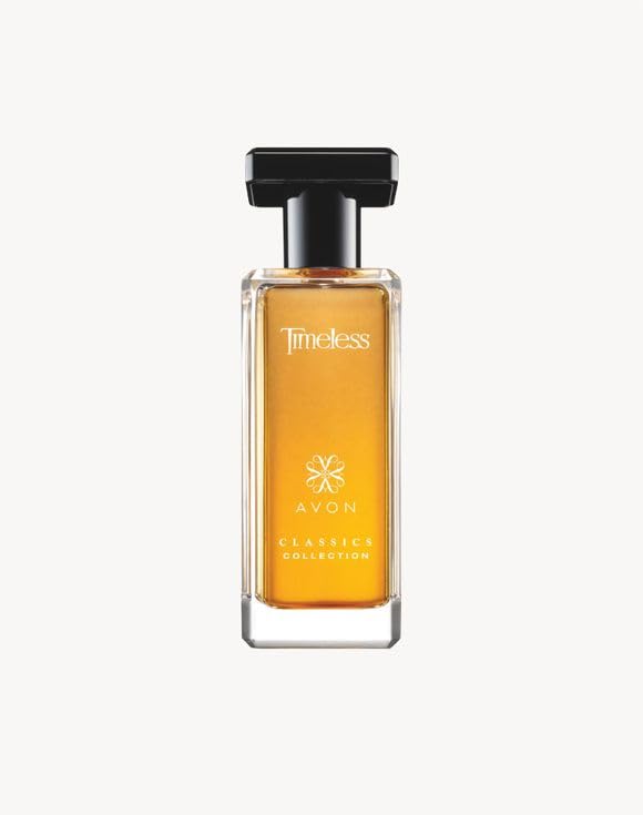 Notes in AVON Classics Timeless: jasmine, cardamom, patchouli close-up