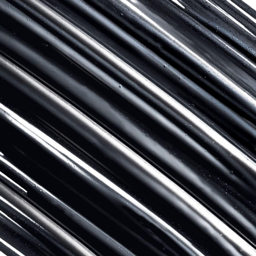 AVON Glimmer Mascara swatch reveals rich black depth.