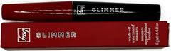 AVON Glimmer Mascara wand closeup shows precise bristles for defined lashes.