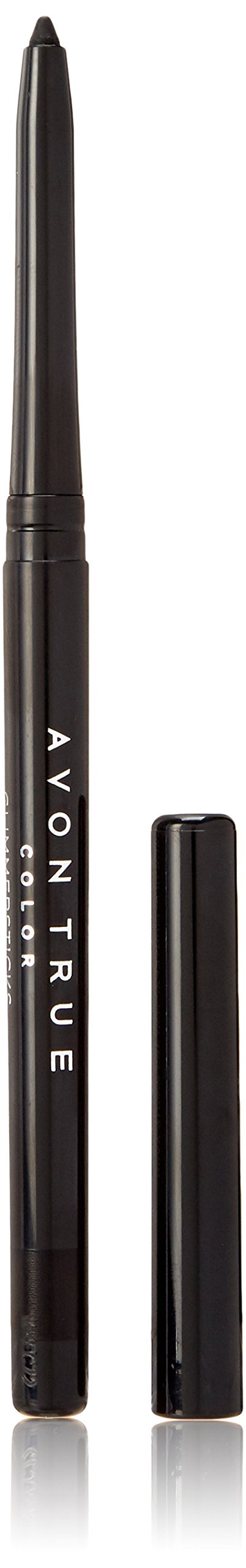 Avon Glimmersticks Eyeliner in blackest black cream for bold definition.