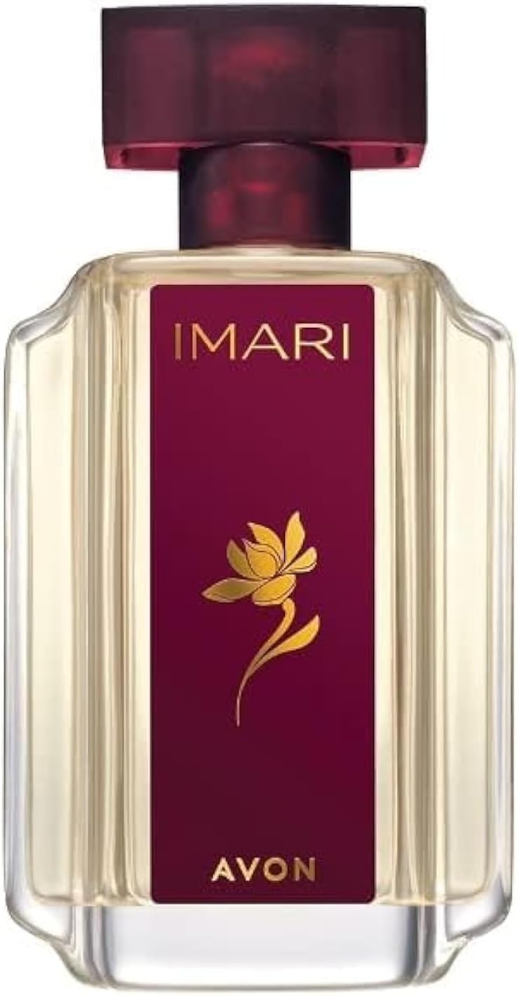 AVON Imari bottle close-up showing elegant amber floral notes for everyday sophistication.