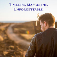 AVON Mesmerize Men 3-4oz bottle side view for daily wear.