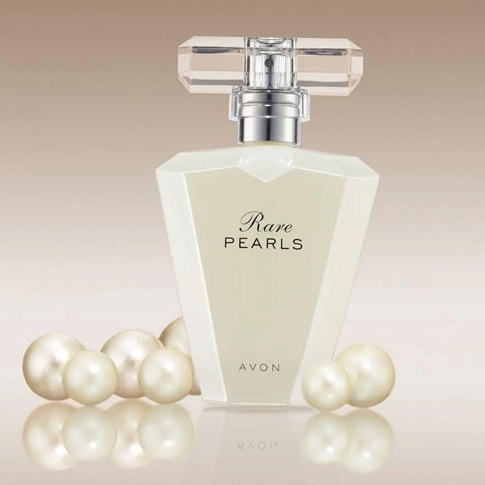 AVON Rare Pearls floral-notes deliver clean, elegant fragrance for daytime wear.