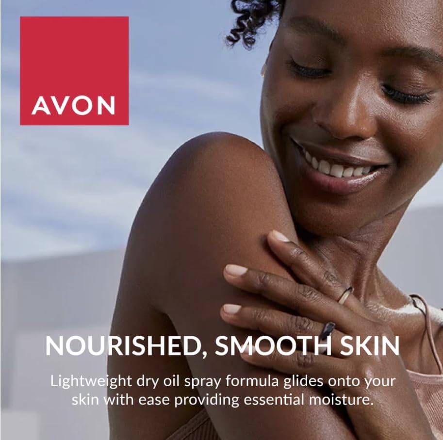 AVON Skin So Soft after-bath moisture for hydrated, non-greasy skin.