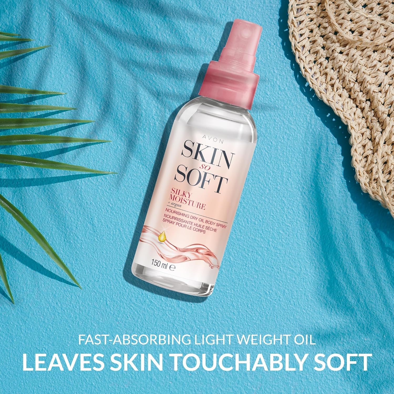 Applied after shower, leaves skin refreshed and soft to touch