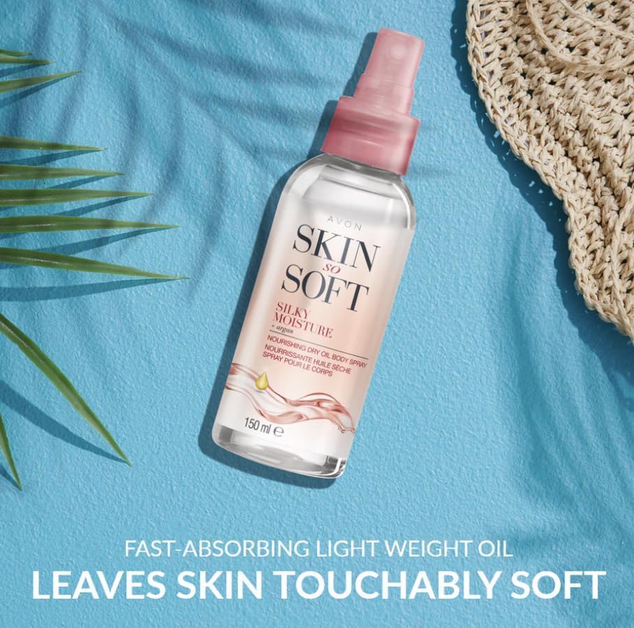 AVON Skin So Soft offers ongoing softness and comfort throughout the day.