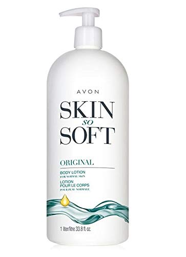 AVON Skin So Soft Original bonus-size bottle-pump for all-day hydration and daily self-care.