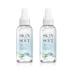 Avon Skin So Soft Original Dry Oil Spray 150ml two-pack for smooth, hydrated skin