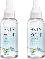 AVON Skin So Soft Original Dry Oil Spray 150ml bottle pour for easy application
