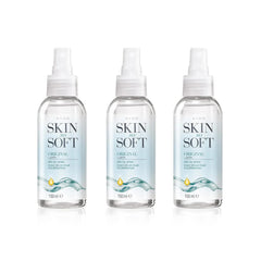 AVON Skin So Soft Original Dry Oil Spray bottle showcasing quick hydration and light absorption.